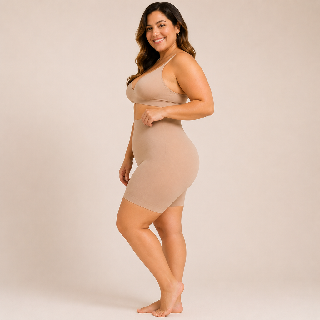 Faja Short Moldeadora con Banda de Silicona