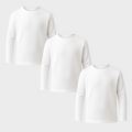 Pack 3 Camisetas Algodon Manga Larga