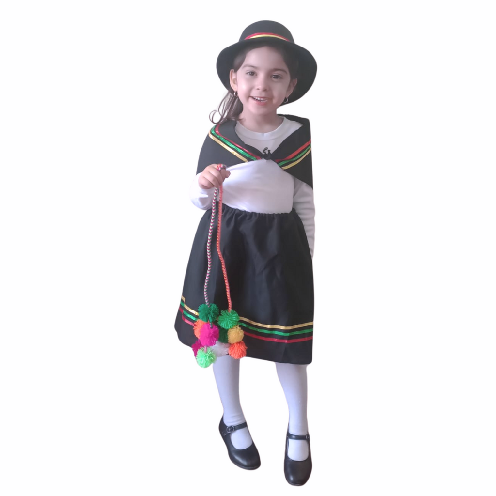 Pack Traje Nortino Infantil Negro