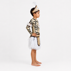 Polera Manga Larga Infantil Diseño Tatuaje Tribal
