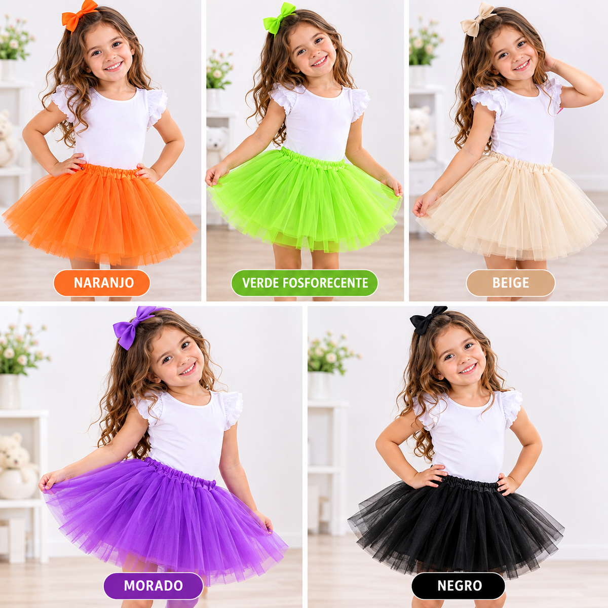Tutú Infantil de Tul