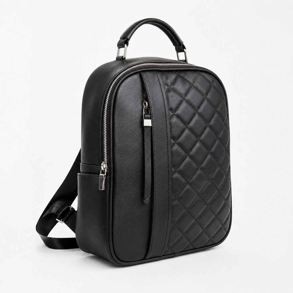 Mochila ELOISE Negra Matelassé
