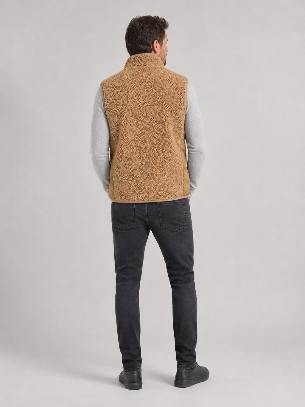 Chaleco Sherpa Hombre Forrado