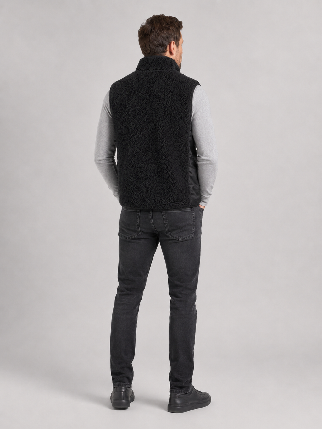 Chaleco Sherpa Hombre Forrado