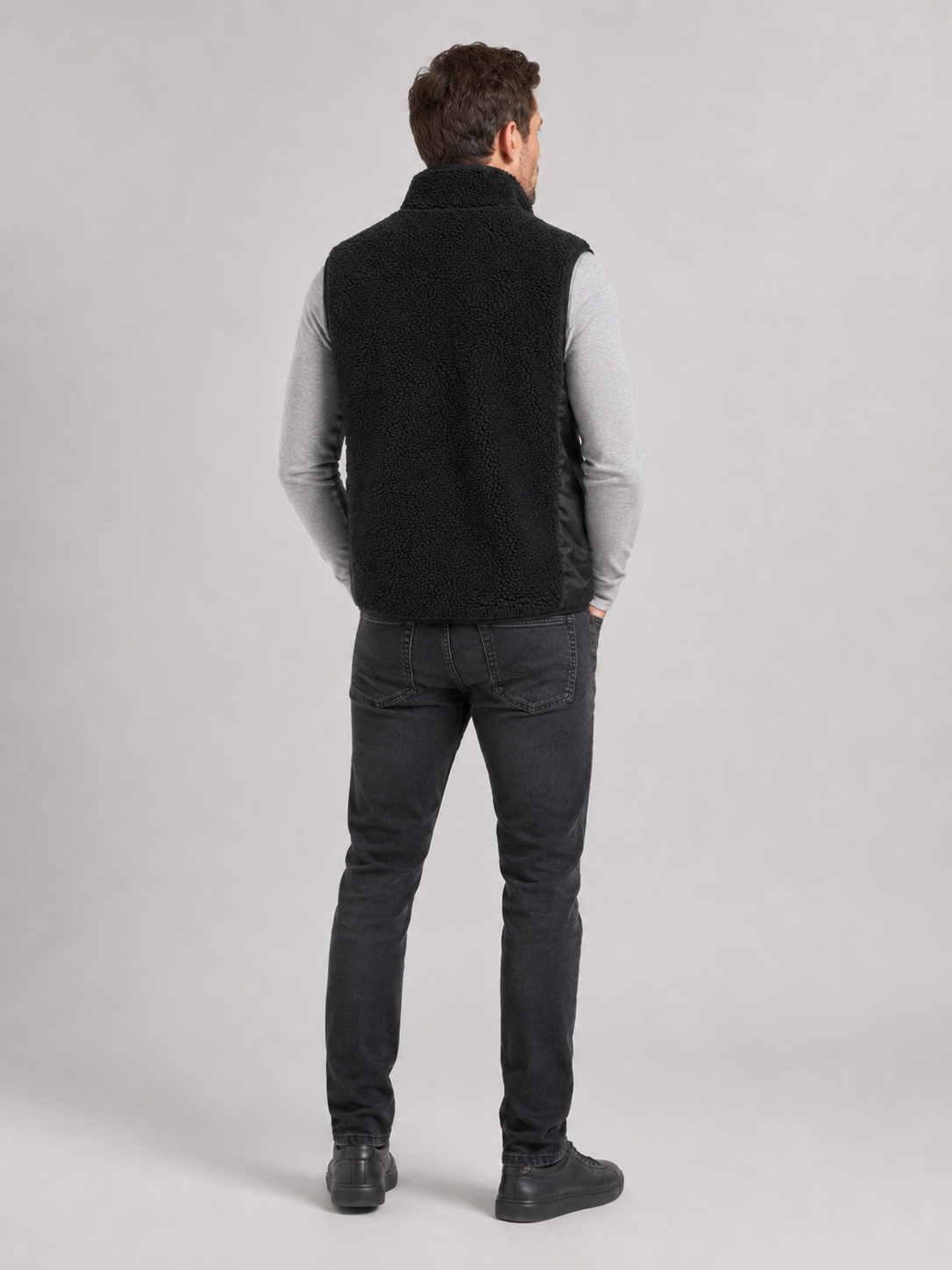 Chaleco Sherpa Hombre Forrado