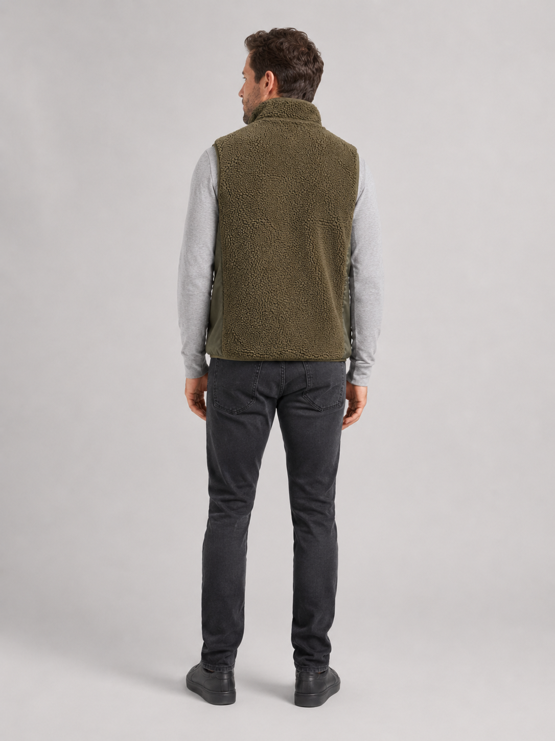 Chaleco Sherpa Hombre Forrado