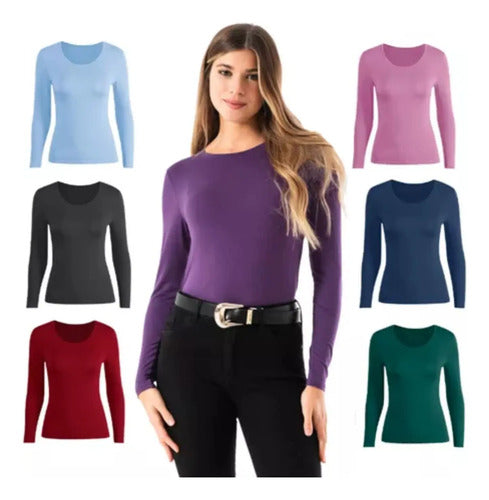 Pack 3 Camisetas De Bambú Para Mujer  Ultrasuaves Y Frescas