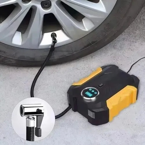Compresor de Aire Portátil 12V 300 PSI para Neumáticos