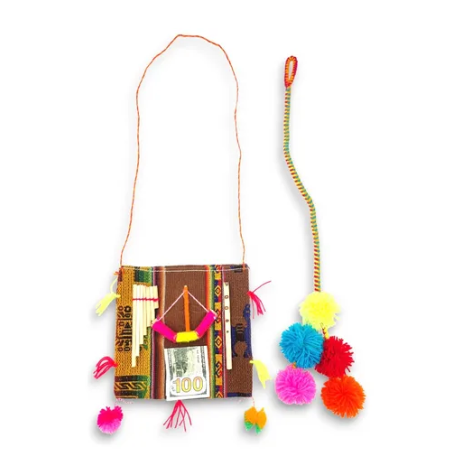 Morral Bolso + Pon Pon Nortino Fiestas Patrias