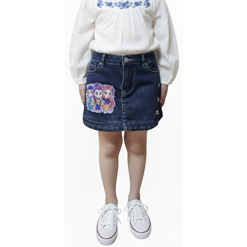Short-Falda Jeans “K-Pop Huntrix”  La Pascalle