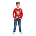 Polera Manga Larga Estampada Niño