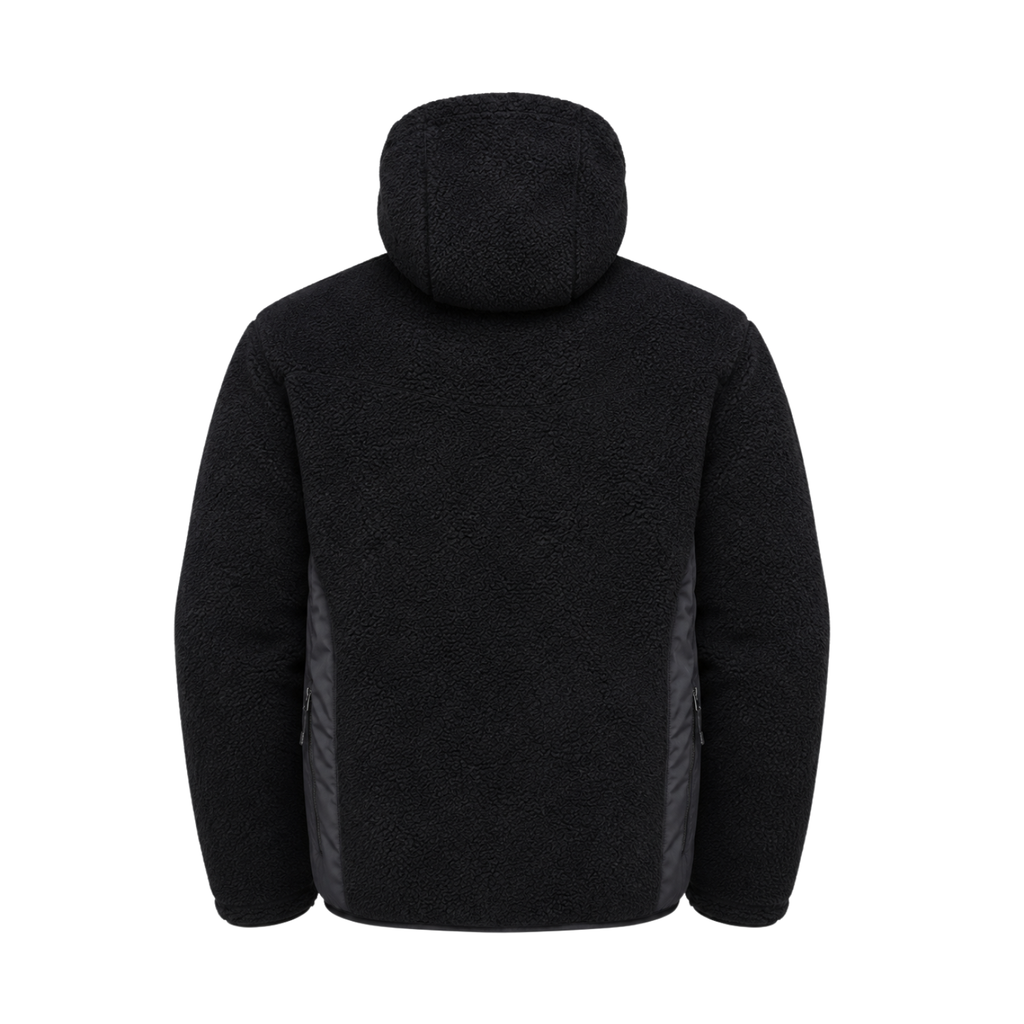 Chaqueta Polar Sherpa Hombre con Gorro