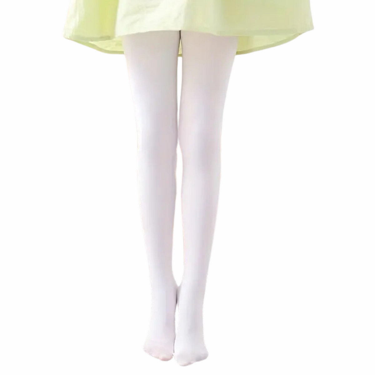 Pack 2 Pantyhose Escolar Nude y Blanco