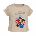 Polera Infantil Huntrix Star Manga Volante