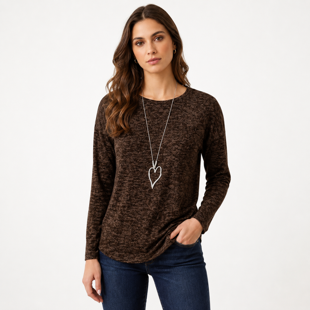 Polera Antonia con Colgante Corazón
