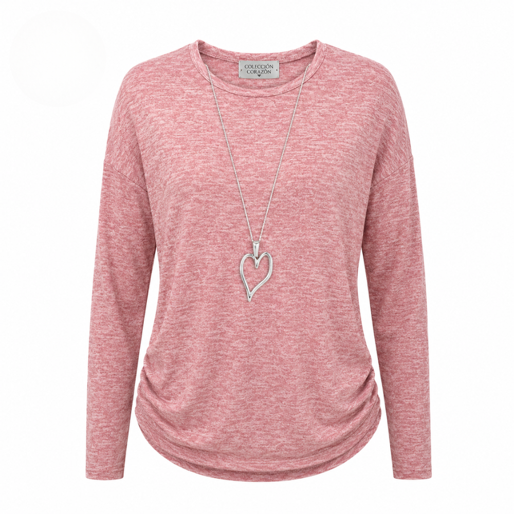 Polera Antonia con Colgante Corazón