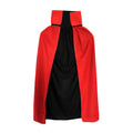 Capa Drácula Roja y Negra 80 cm