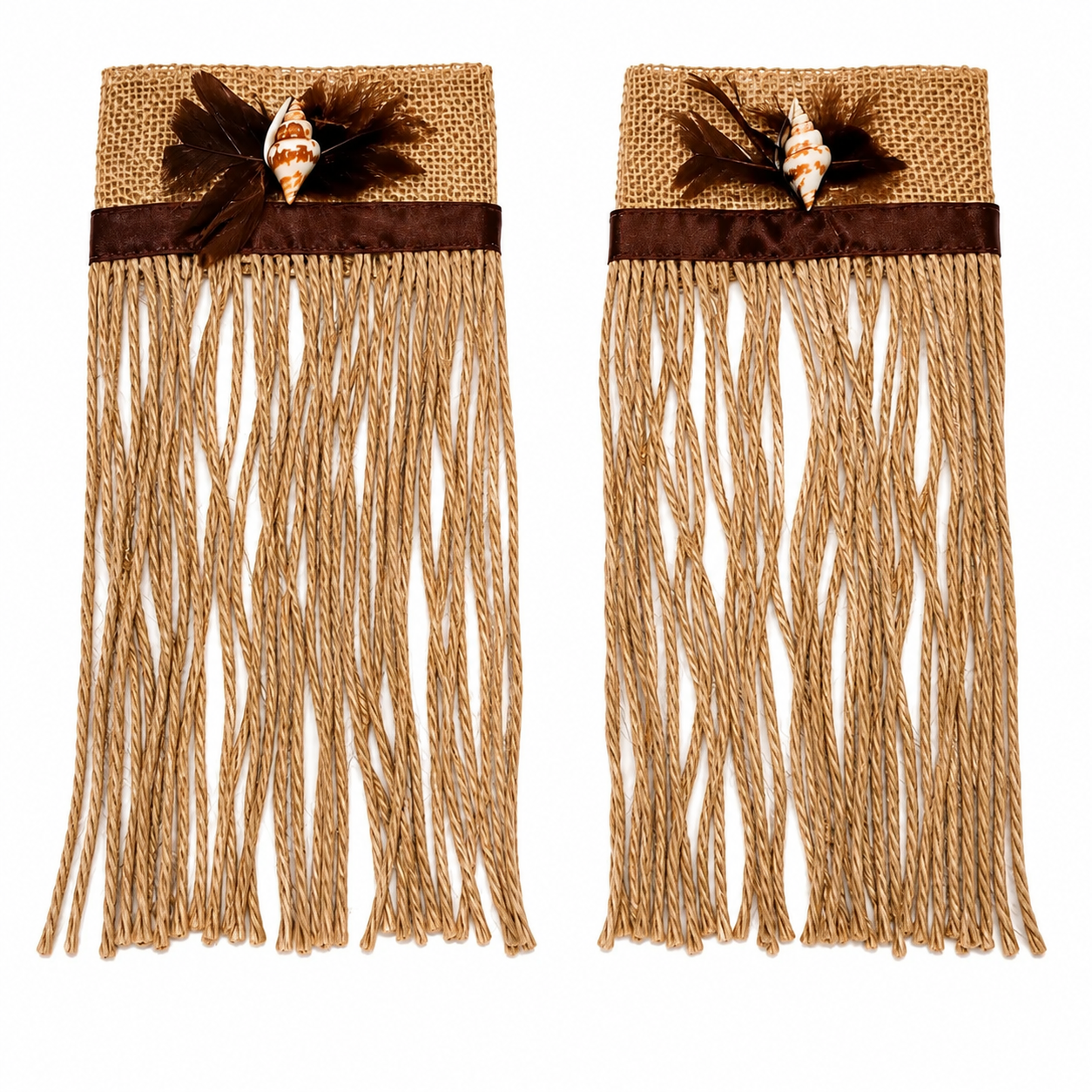 Accesorios con flecos para traje Rapa Nui de niño y juvenil