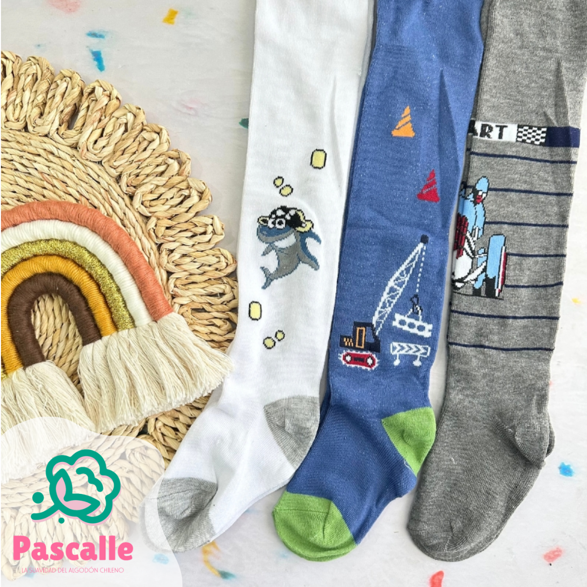 Pack 2 Panty Lana Niños Diseños