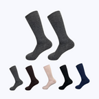 Pack 2 Calcetines Corte Alto Liso Sin Costura