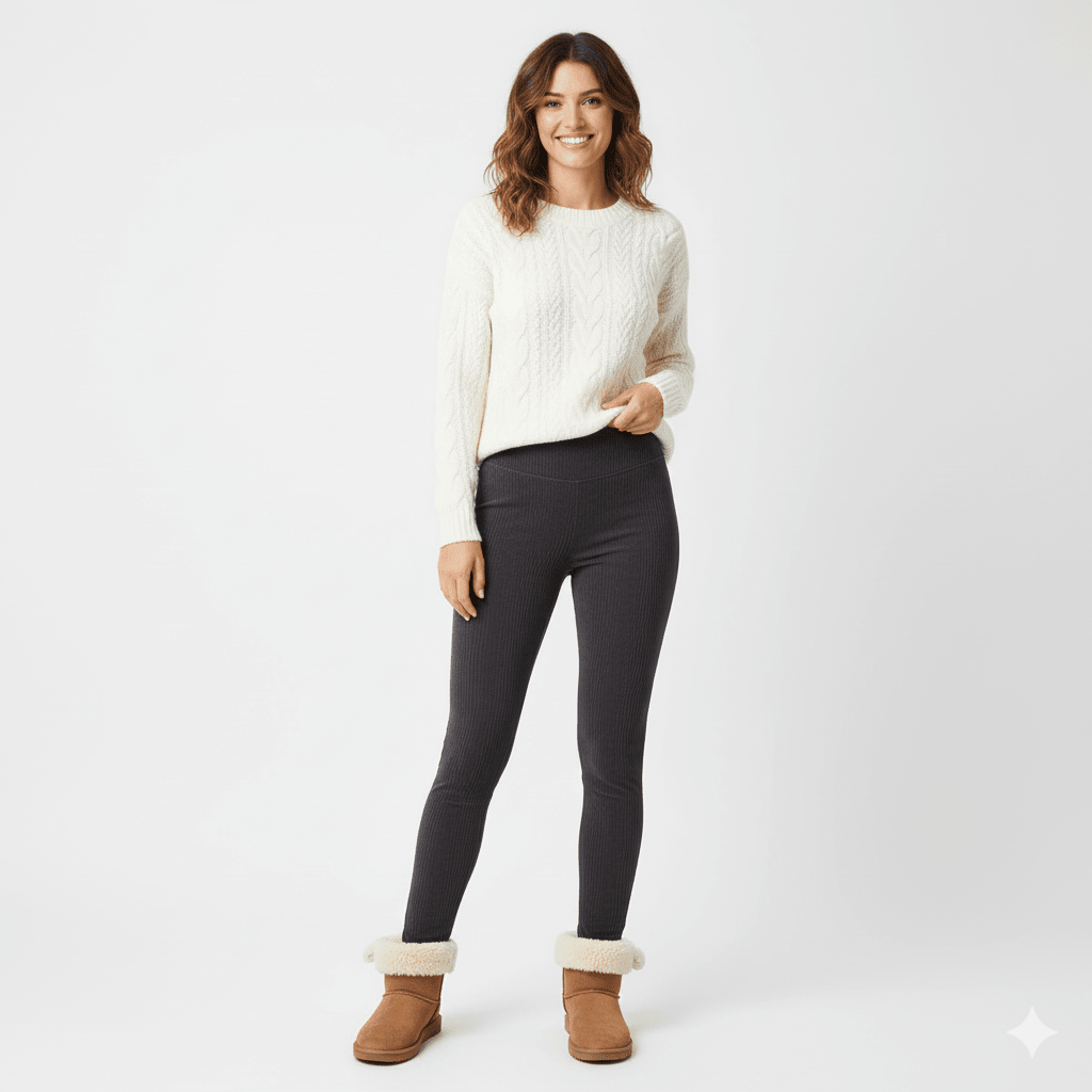 Calza Cotele pitillo Forrada Polar - 38 - 40 Gris Marengo | Hogar y Más
