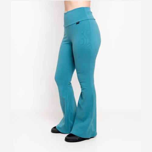 Calza Flare Dralon - Verde Agua | Hogar y Más