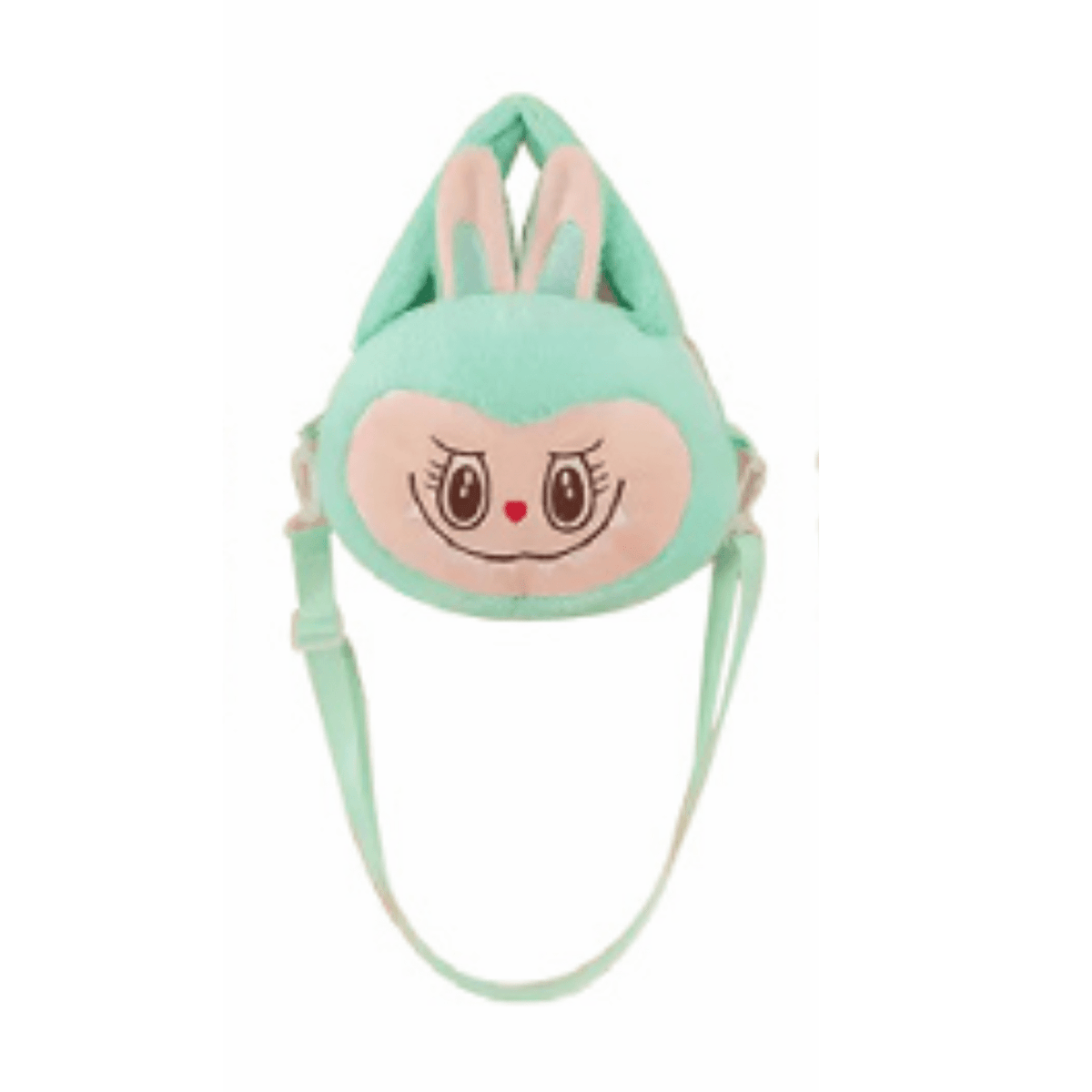 Cartera de Peluche Labubu - Verde Agua | Hogar y Más