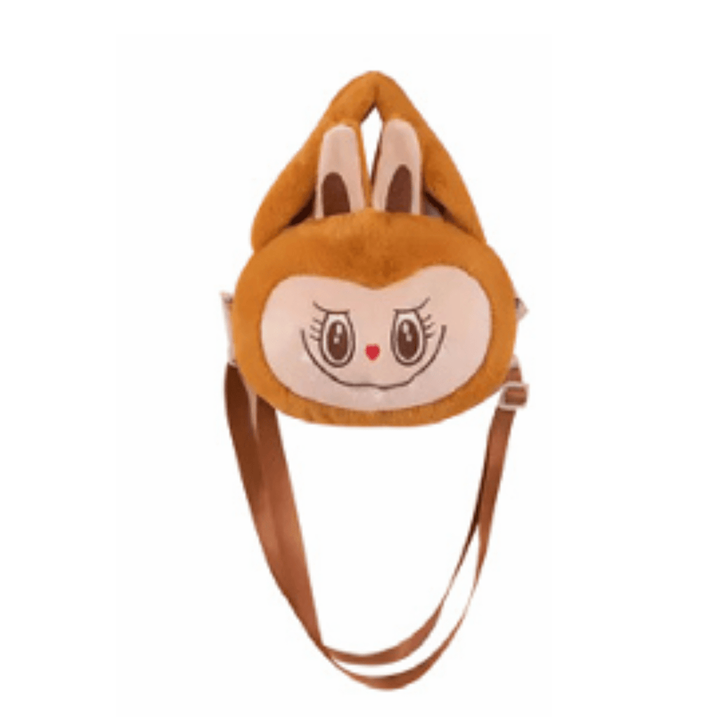 Cartera de Peluche Labubu - Moka | Hogar y Más