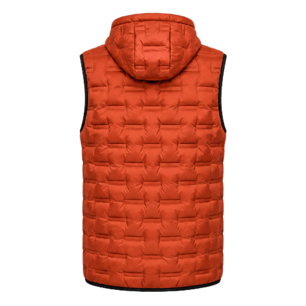 Chaleco Puffer Hombre Reversible con Capucha - terracota L | Hogar y Más