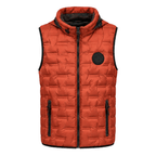 Chaleco Puffer Hombre Reversible con Capucha - terracota L | Hogar y Más