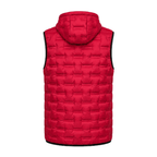 Chaleco Puffer Hombre Reversible con Capucha - Rojo M | Hogar y Más