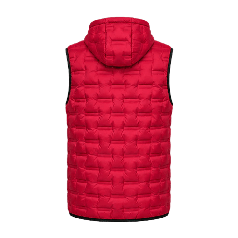 Chaleco Puffer Hombre Reversible con Capucha - Rojo M | Hogar y Más