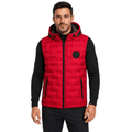 Chaleco Puffer Hombre Reversible con Capucha - Rojo M | Hogar y Más