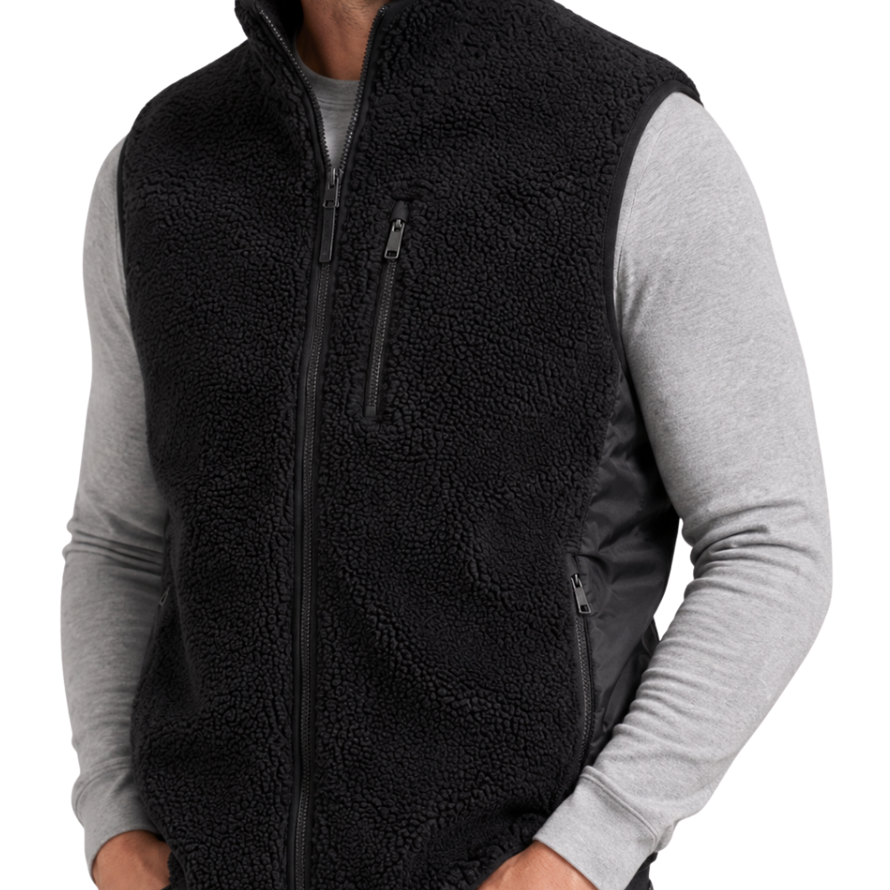 Chaleco Sherpa Hombre Forrado