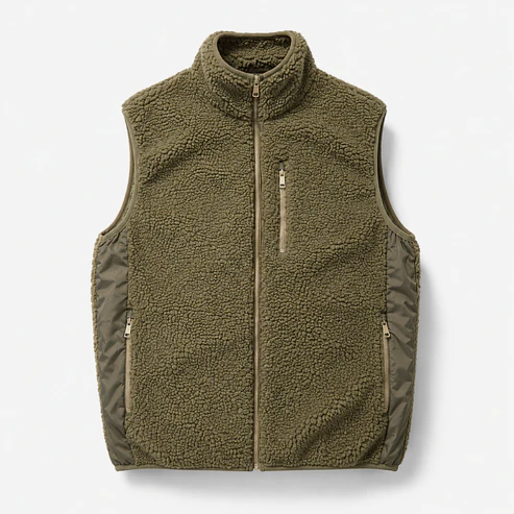 Chaleco Sherpa Hombre Forrado