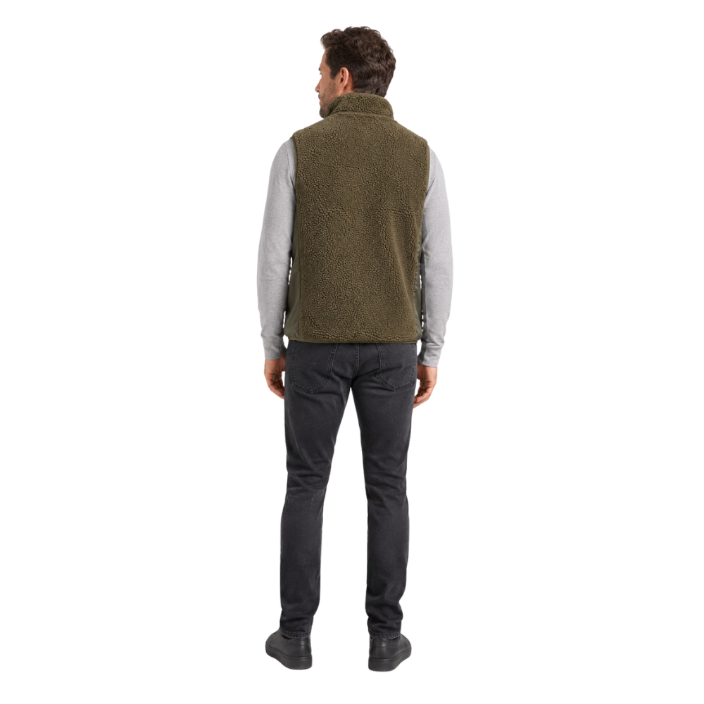 Chaleco Sherpa Hombre Forrado