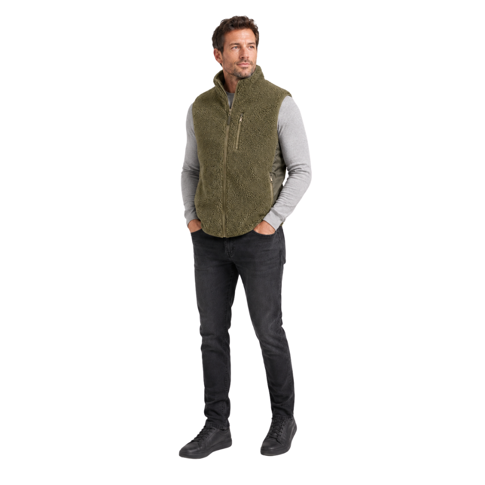 Chaleco Sherpa Hombre Forrado