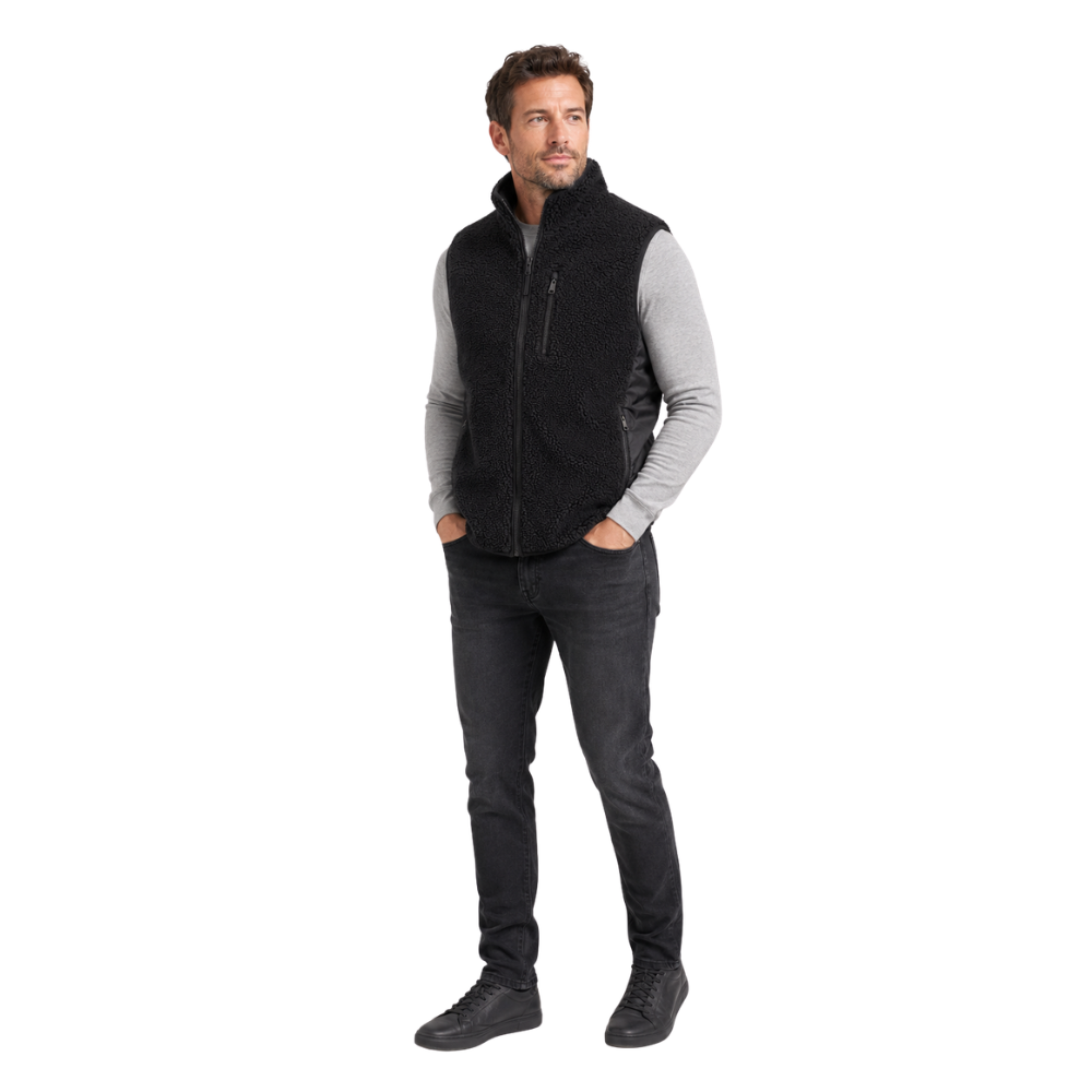 Chaleco Sherpa Hombre Forrado