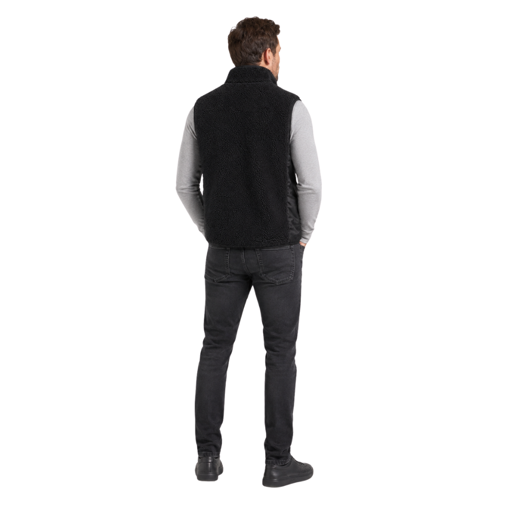 Chaleco Sherpa Hombre Forrado