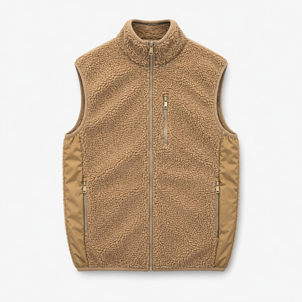 Chaleco Sherpa Hombre Forrado