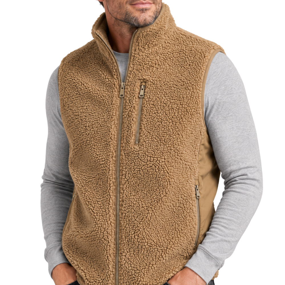 Chaleco Sherpa Hombre Forrado