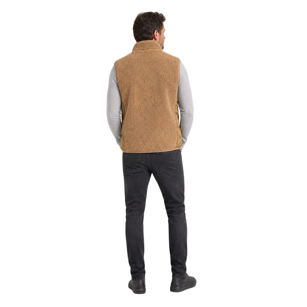 Chaleco Sherpa Hombre Forrado