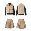 Conjunto Infantil Elegance 3 Piezas con Abrigo Faux Fur - 4 Arena | Hogar y Más
