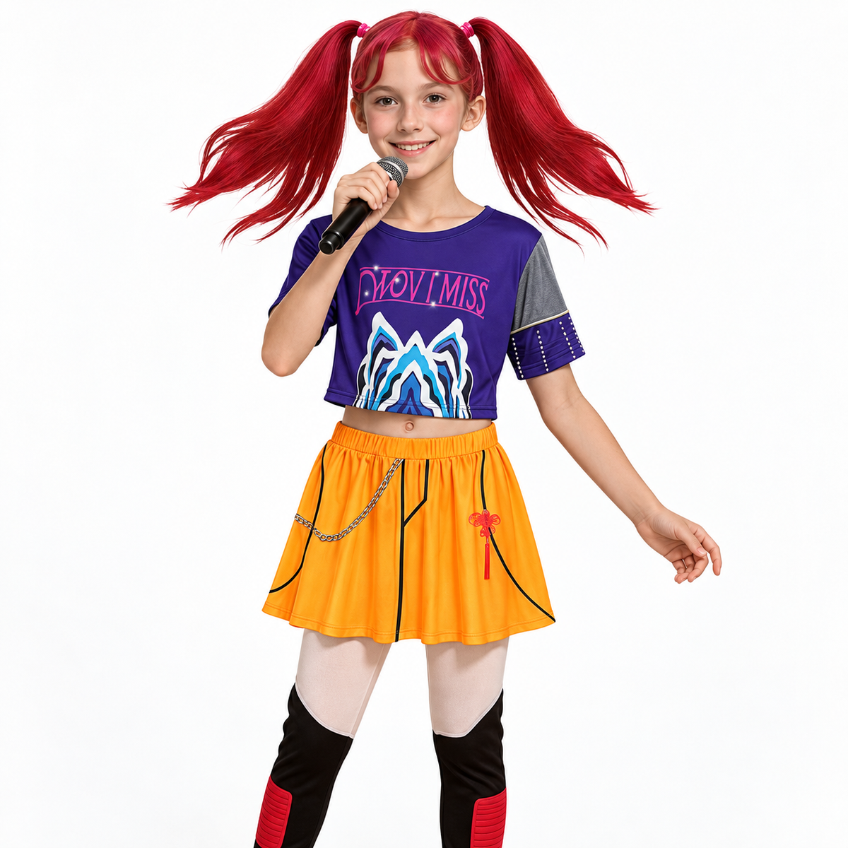 Disfraz Zoey Kpop Hunter para niña con look completo