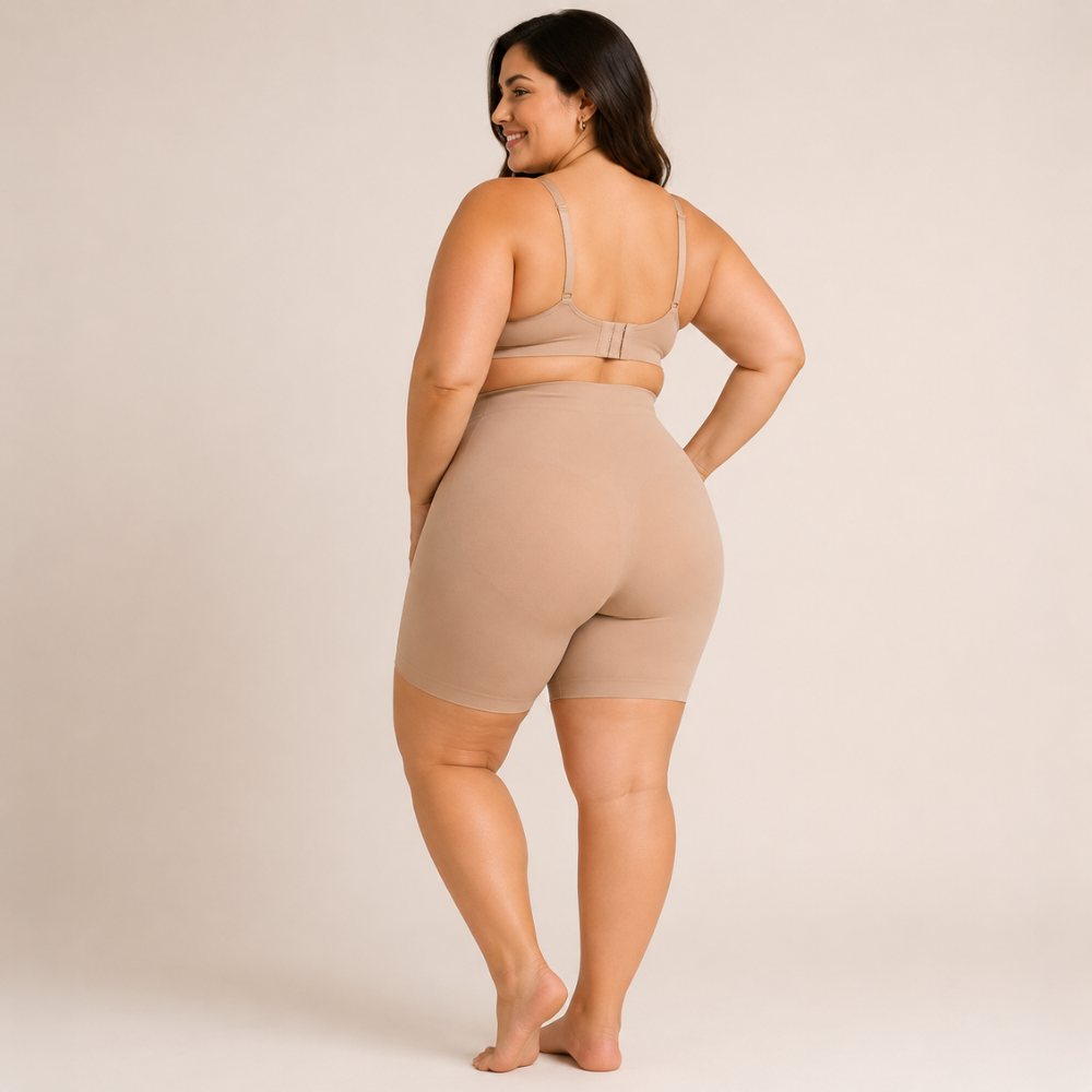 Faja Short Moldeadora con Banda de Silicona