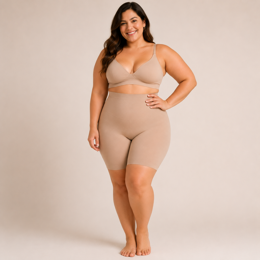 Faja Short Moldeadora con Banda de Silicona