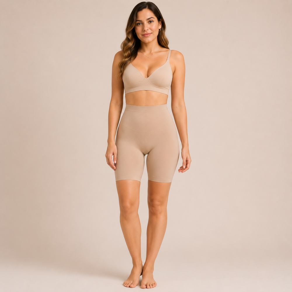 Faja Short Moldeadora con Banda de Silicona
