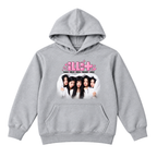 Polerón ILLIT Logo Rosa y Fotografía K-Pop Unisex - gris
