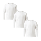 Pack 3 Camisetas Algodon Manga Larga