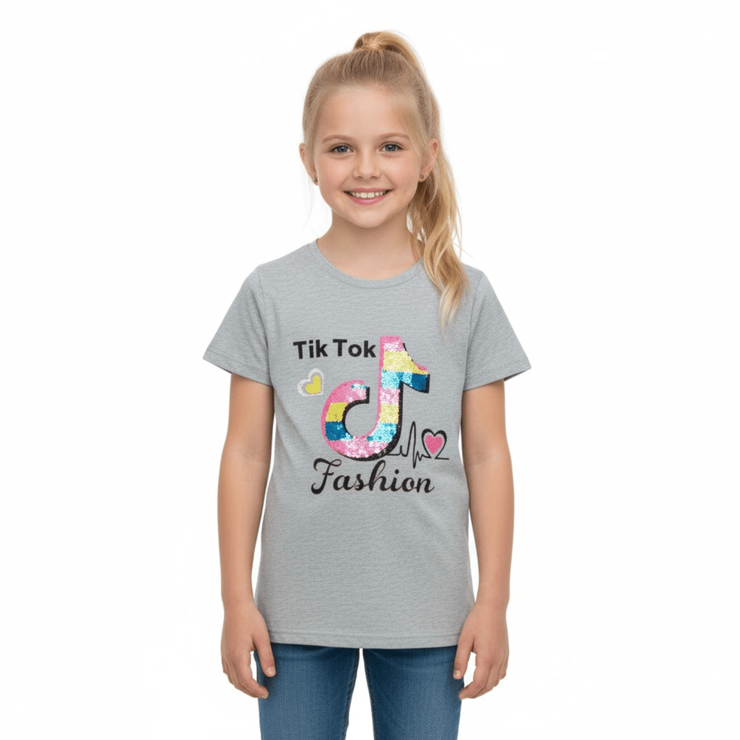 Polera Tik Tok - 4 Gris | Hogar y Más